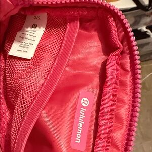 Lululemon Pink Zippered Pouch